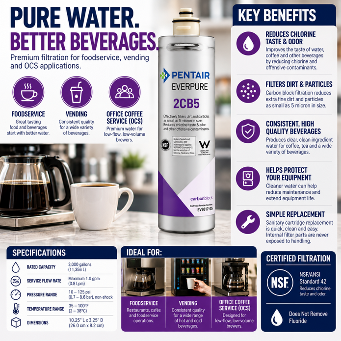 Everpure 2CB5 Water Filter Cartridge EV961705