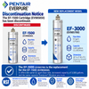 Everpure EF1500 Full Flow Water Filter Cartridge EV985850 - Discontinued