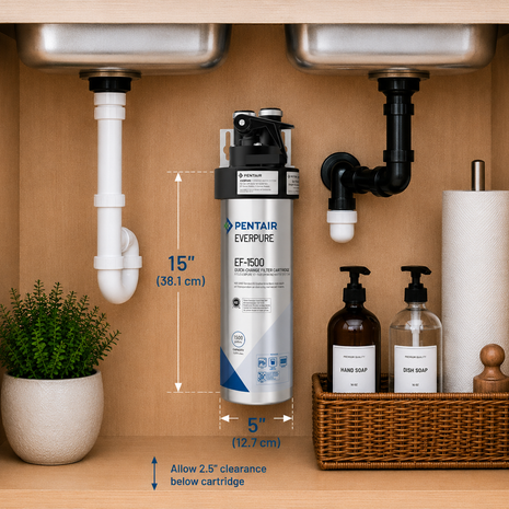 Everpure EF1500 'Full Flow' Drinking Water Filtration System EV985800 (Discontinued)