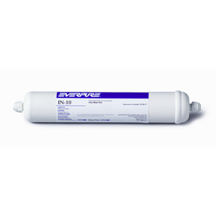 Everpure IN10 Inline Water Filter with 1/4