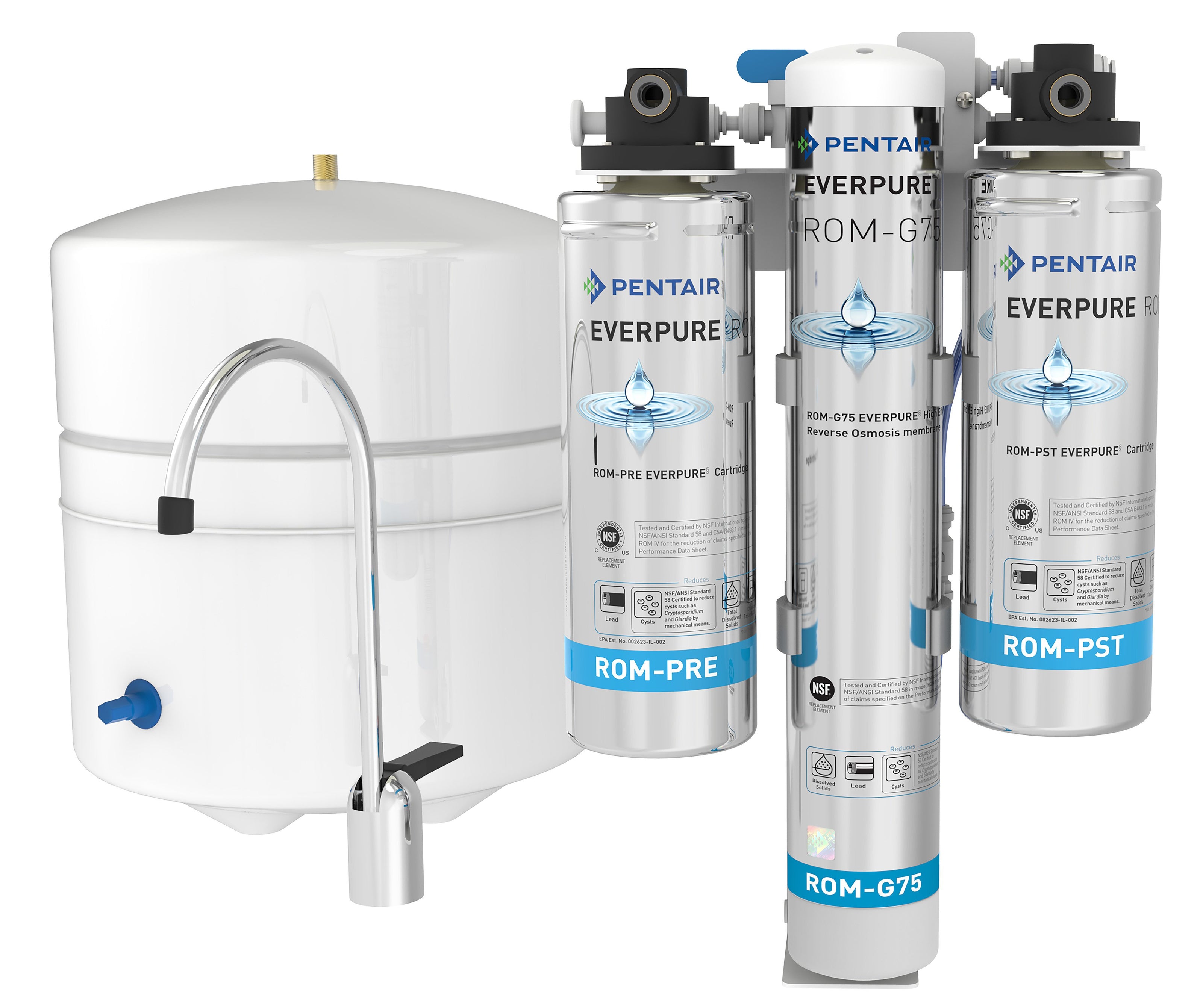 Everpure ROMIV/ROM4 Residential Reverse Osmosis System EV929650
