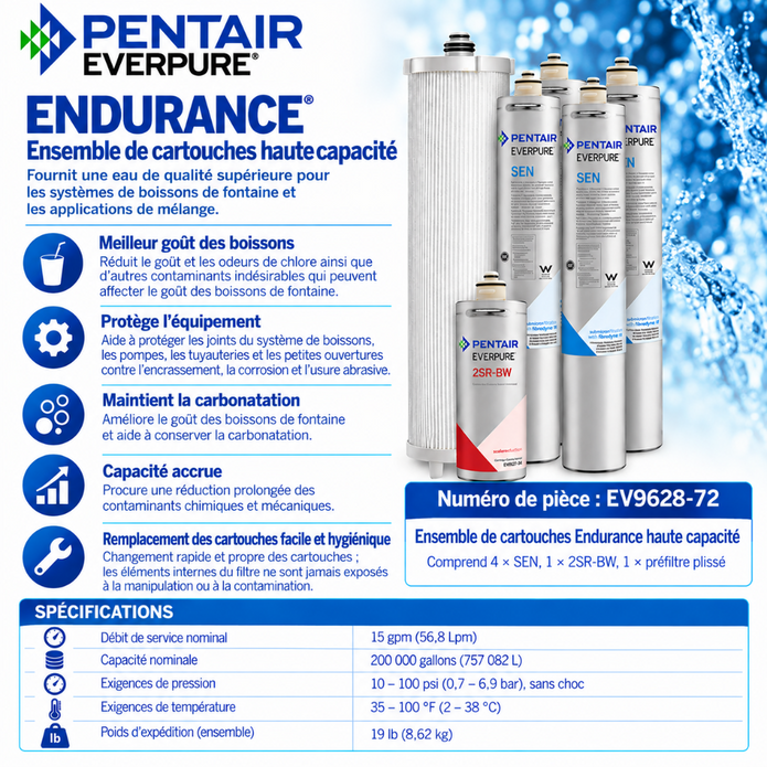 Everpure Quad Endurance Water Filter Cartridge Kit EV962872