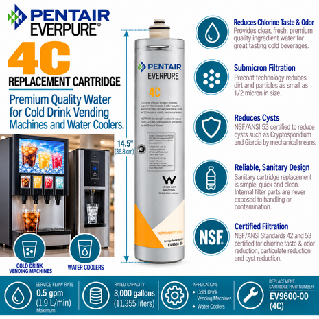 Everpure 4C Water Filter Cartridge EV960100