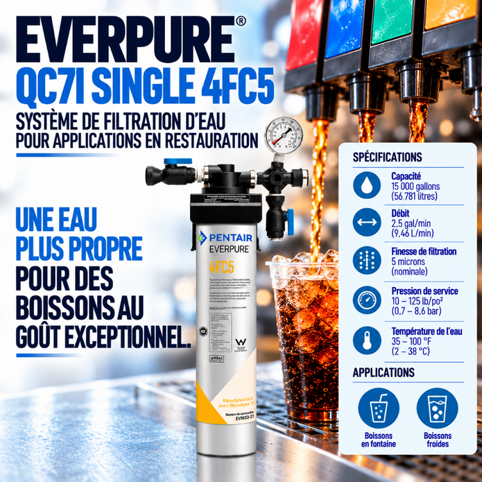 Everpure QC7i Single 4FC5 Water Filter System EV920221, Everpure QC7i Single 4FC5 Filter EV920221 | Efilters | Free Shipping,Water Filter System