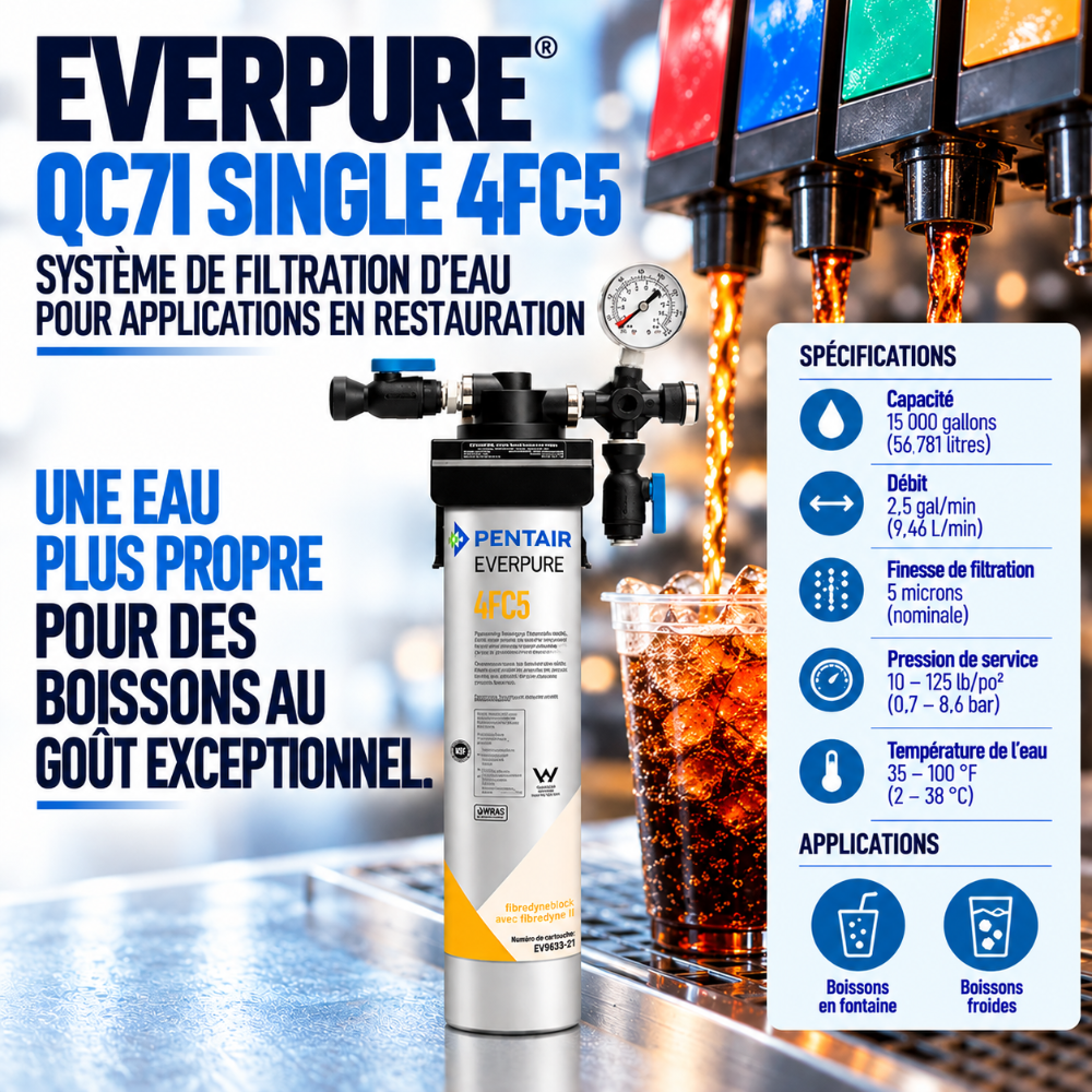 Everpure QC7i Single 4FC5 Water Filter System EV920221, Everpure QC7i Single 4FC5 Filter EV920221 | Efilters | Free Shipping,Water Filter System