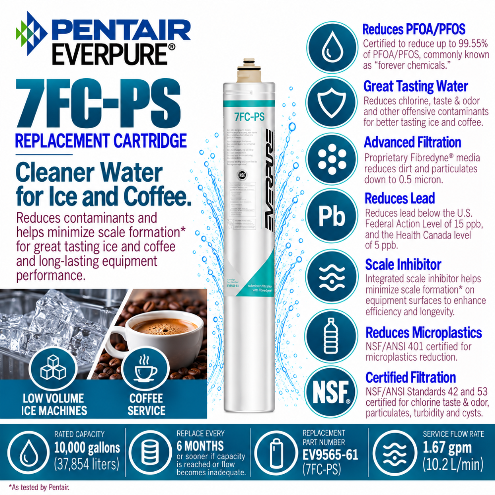Everpure 7FCPS Water Filter Cartridge EV959561 (Forever Chemicals)