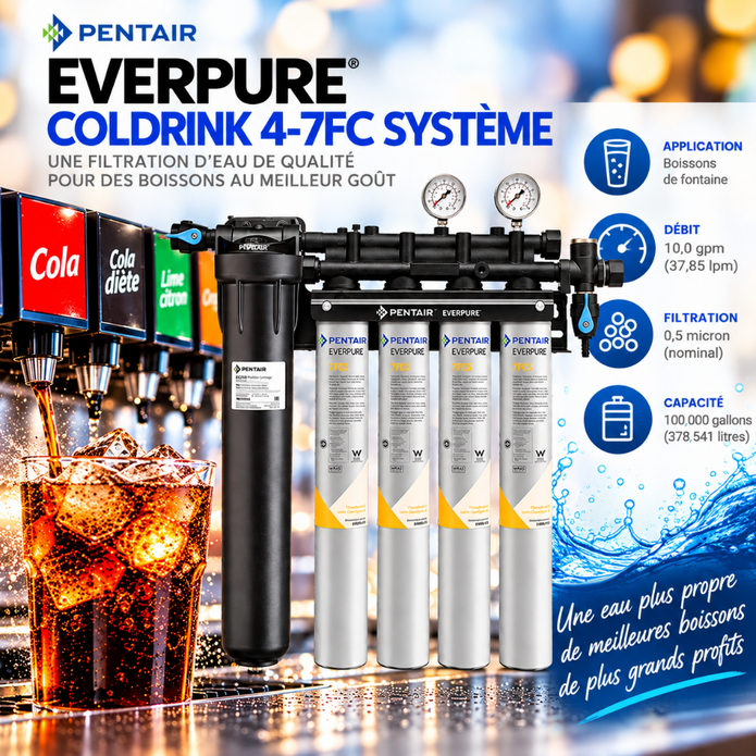 Everpure Coldrink 4-7FC Water Filter System EV932874