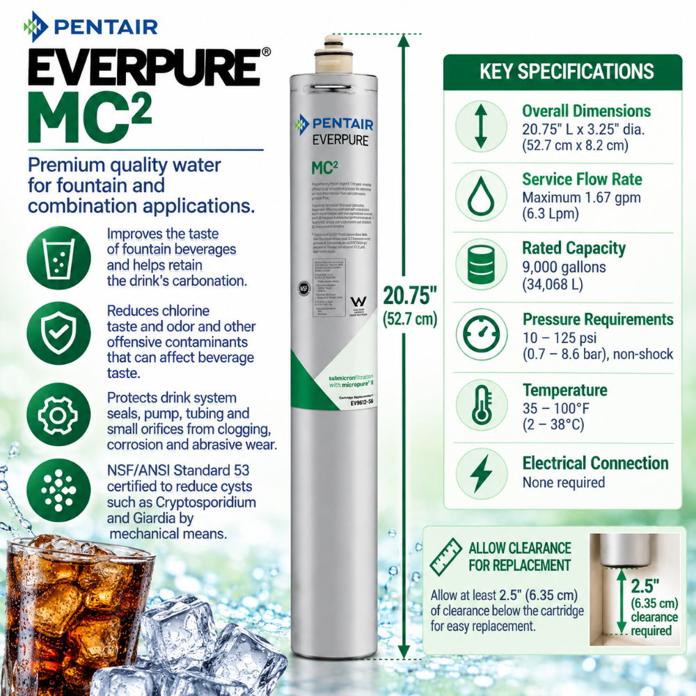 Everpure MC(2) Water Filter Cartridge EV961256