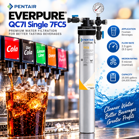 Everpure QC7i Single 7FC5 Water Filter System EV920231