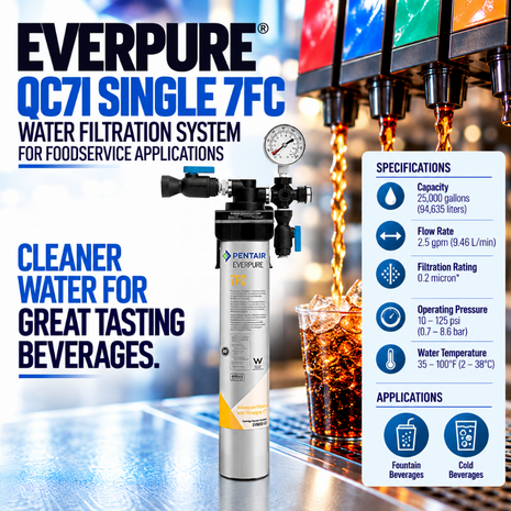 Everpure QC7i Single 7FC Water Filter System EV920251