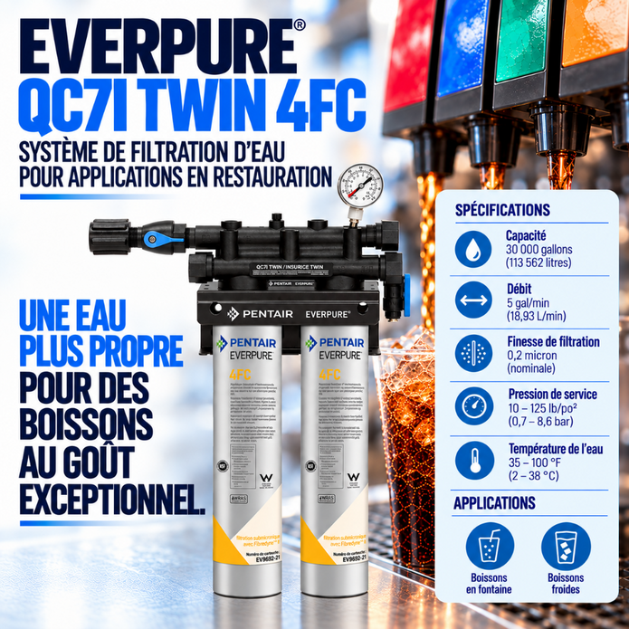 Everpure QC7i Twin 4FC Water Filter System EV920242