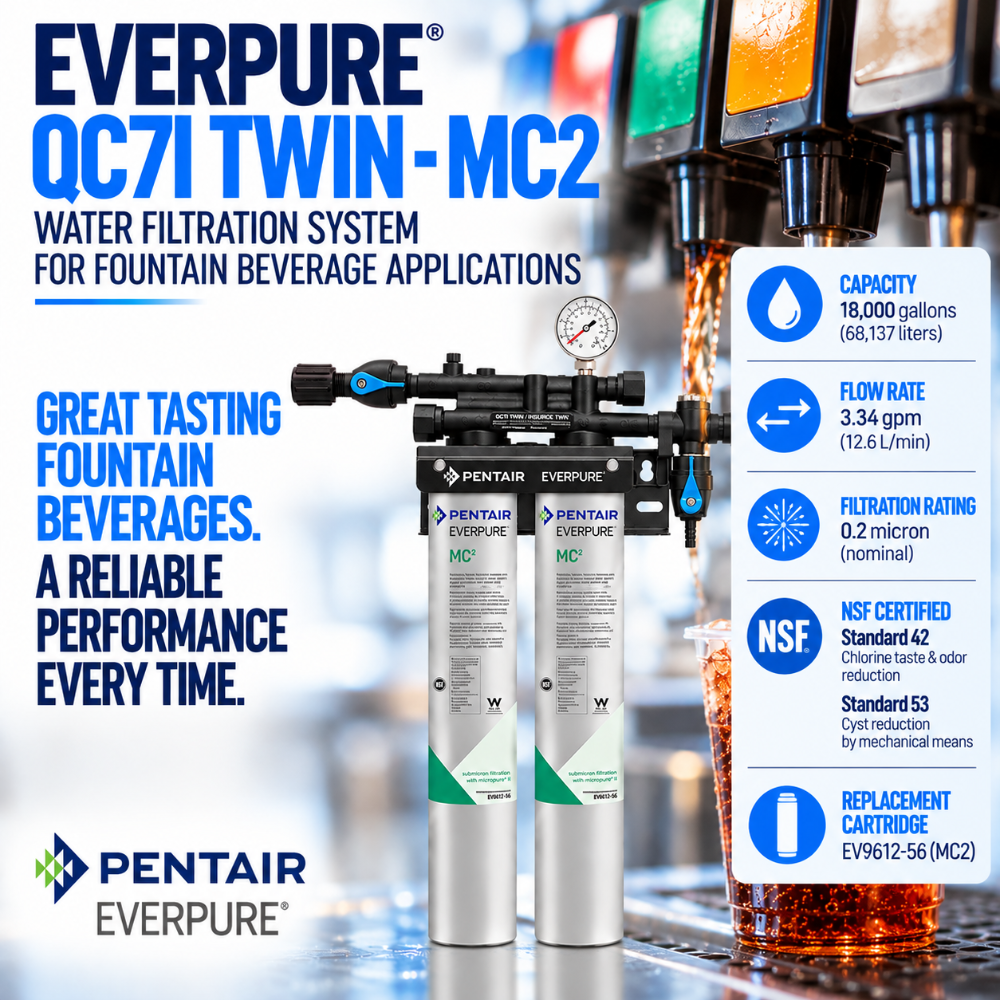 Everpure QC7iMC(2) Twin Water Filter System EV927502