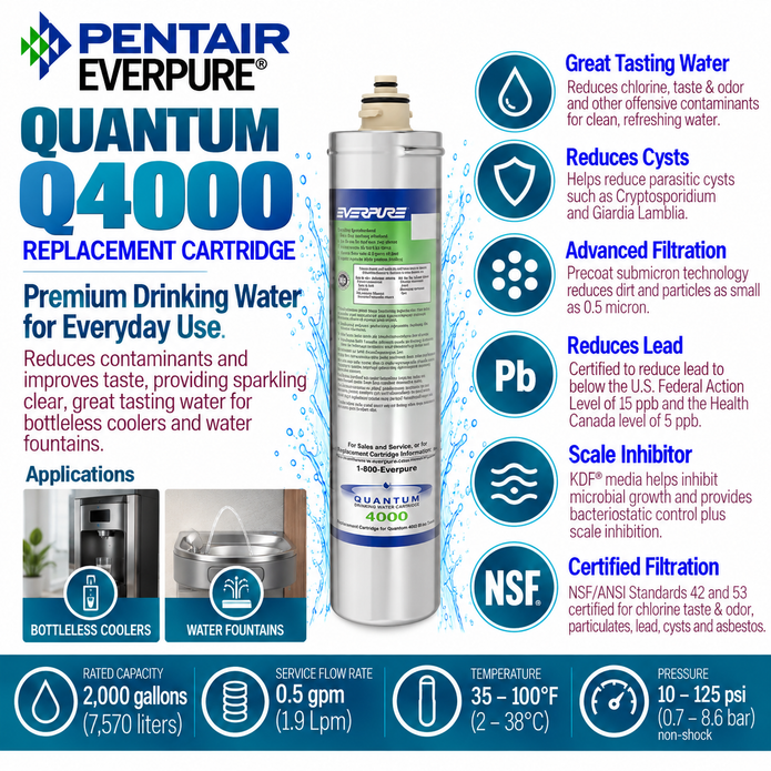 Everpure Quantum 4000 Water Filter Cartridge (Q4000)