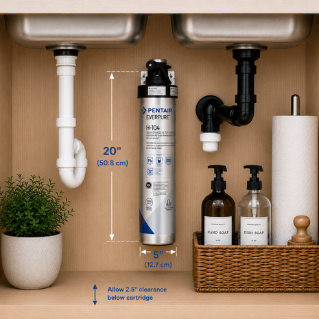 Everpure H104 Drinking Water Filtration System EV926271