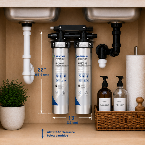 Everpure H1200 Drinking Water Filtration System EV928200