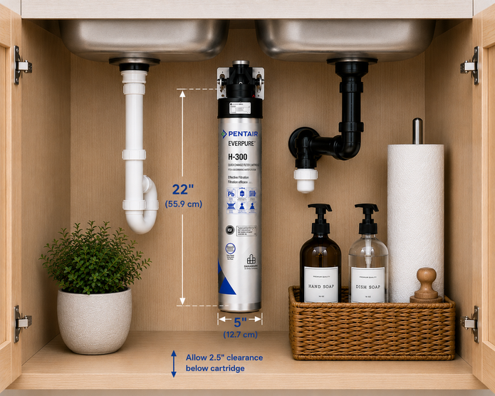 Everpure H300 Drinking Water Filtration System EV927076, Everpure H300 Water Filter System | Free shipping In stock!,Water Filter System