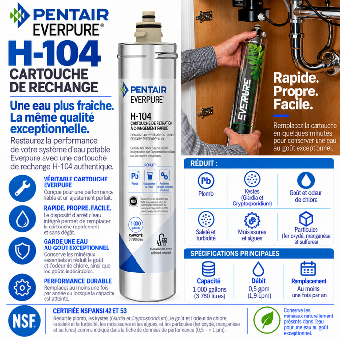 Everpure H104 Water Filter Cartridge EV961211