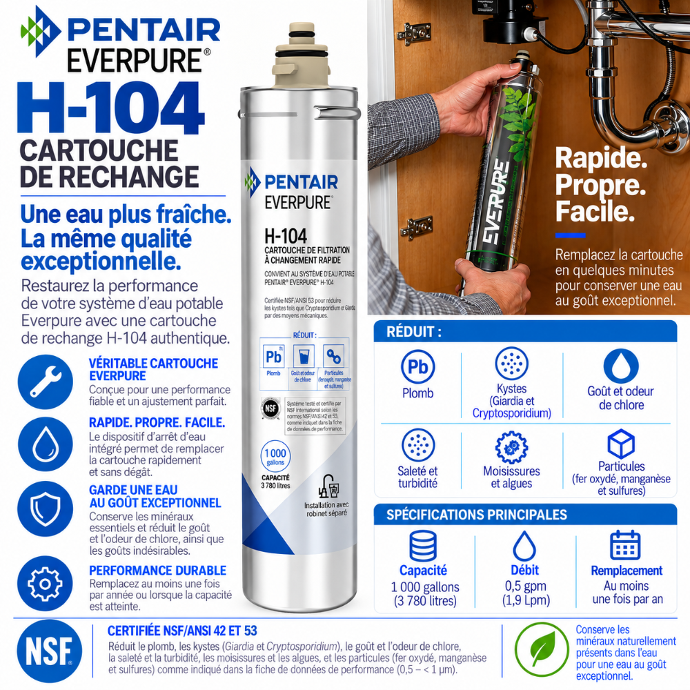 Everpure H104 Water Filter Cartridge EV961211