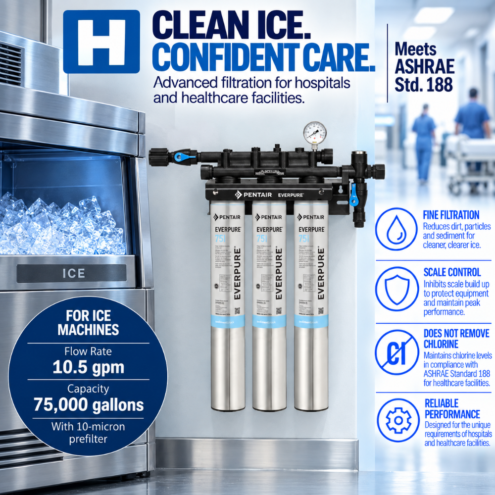 Everpure Insurice Triple 7SI Water Filter System for Ice EV932474