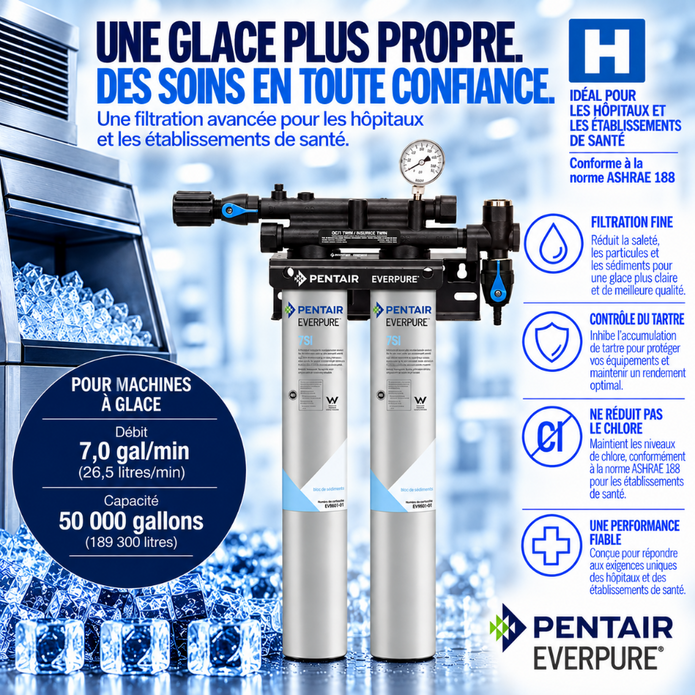 Everpure Insurice Twin 7SI Water Filter System for Ice EV932472, Everpure Insurice Twin 7SI Water Filter | Efilters | Free shipping,Water Filter System