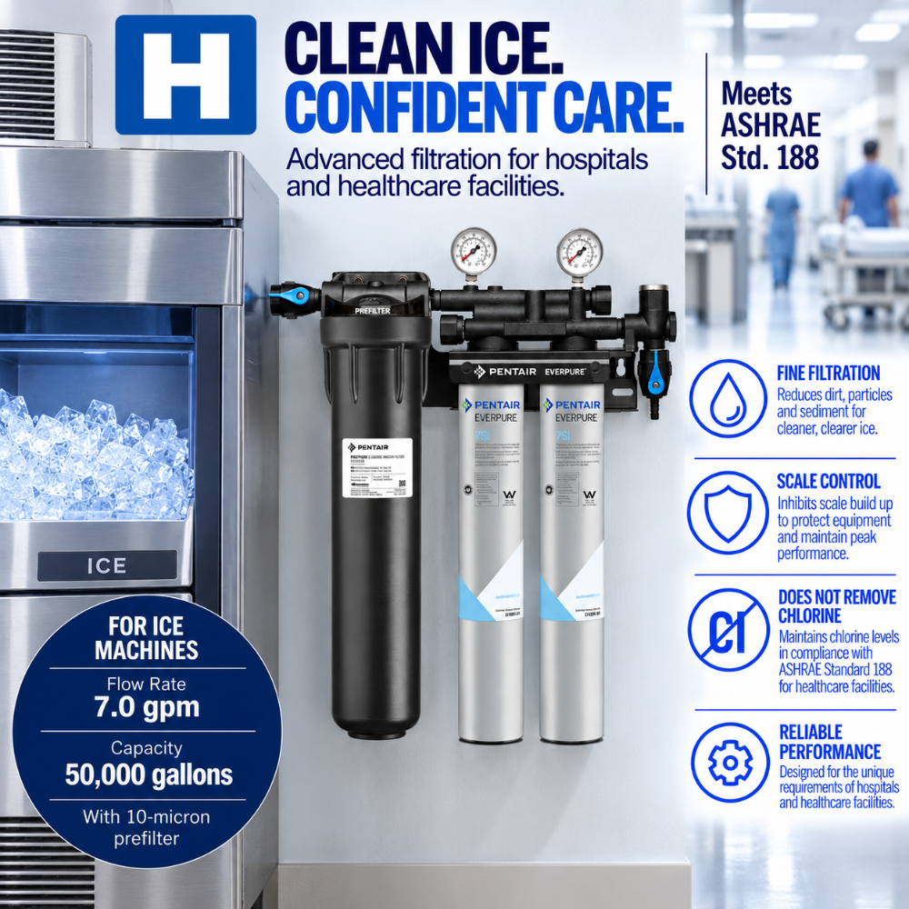 Everpure Insurice Twin PF-7SI Water Filter System for Ice EV932473