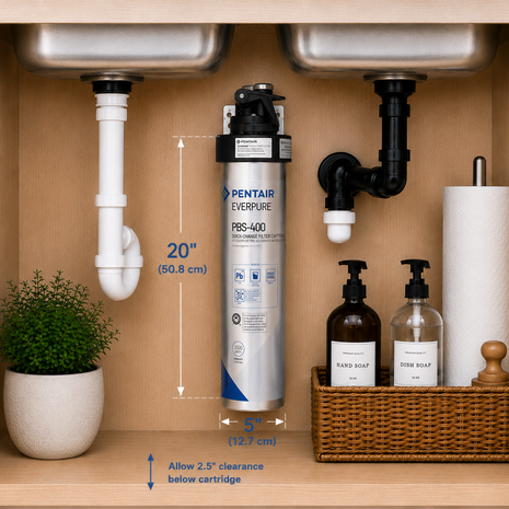 Everpure PBS400 Full Flow Drinking Water Filtration System EV927085