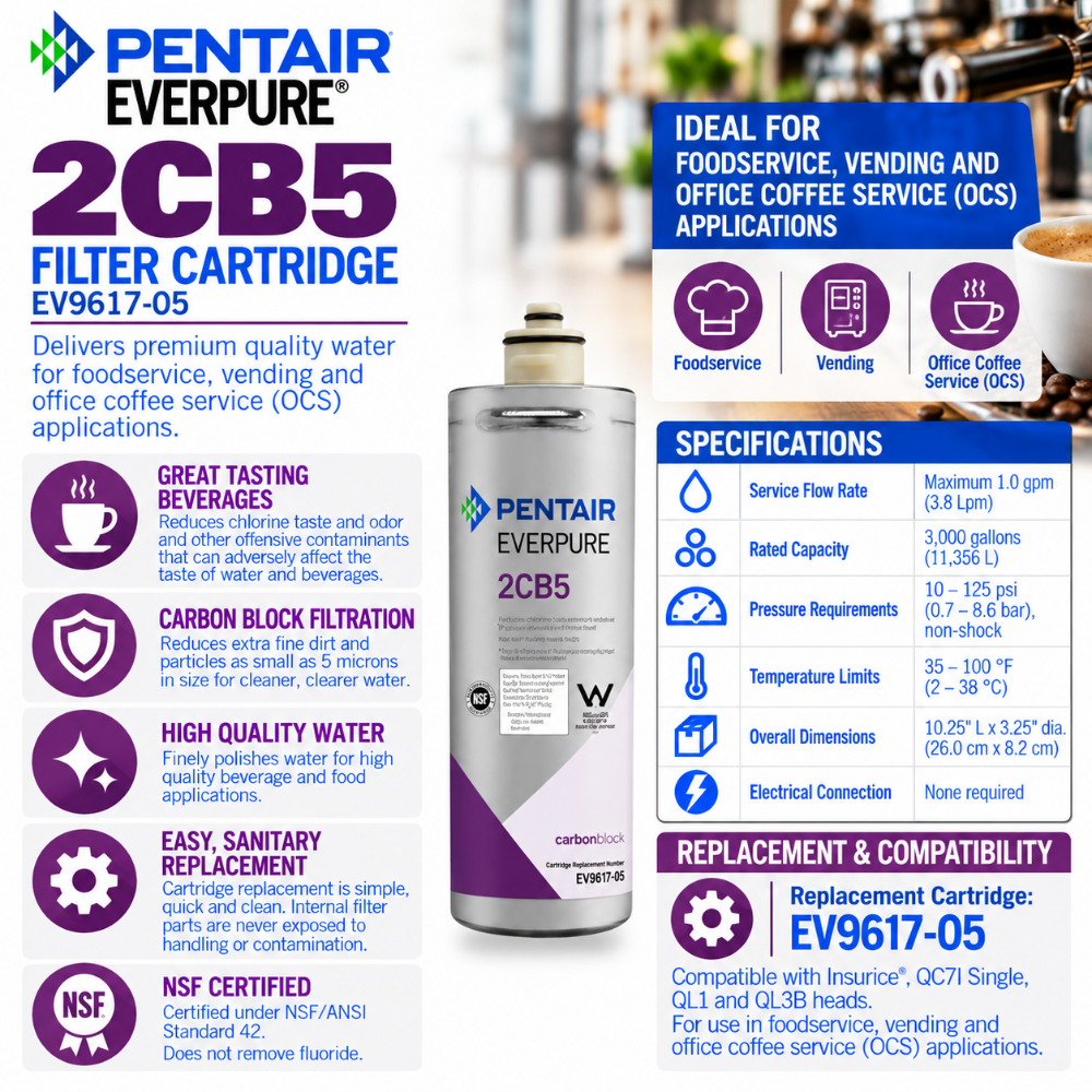 Everpure 2CB5 Water Filter Cartridge EV961705
