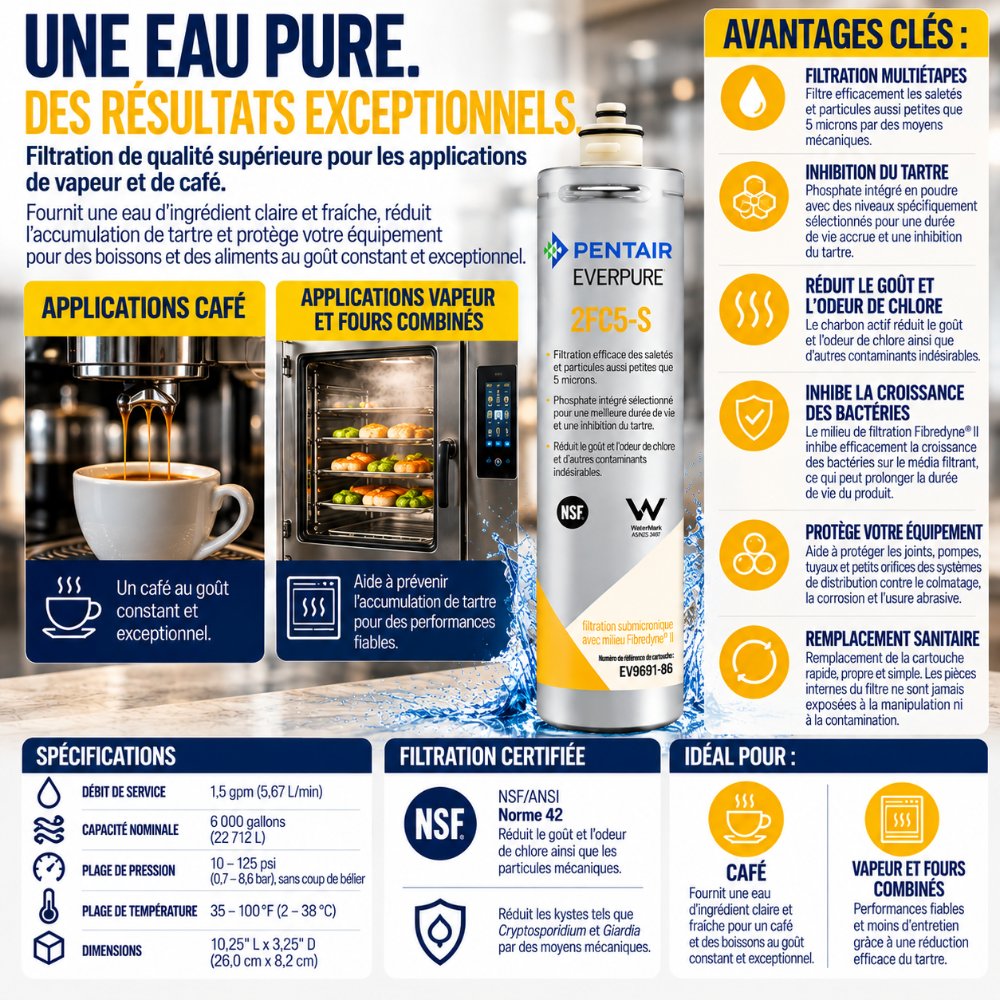 Everpure 2FC5S Water Filter Cartridge EV969186