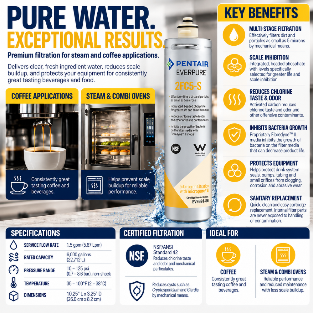 Everpure 2FC5S Water Filter Cartridge EV969186