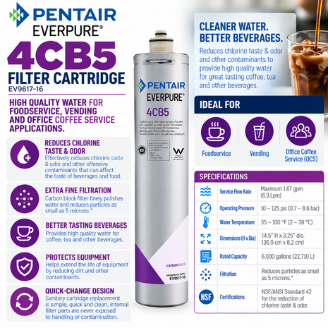Everpure 4CB5 Water Filter Cartridge EV961716