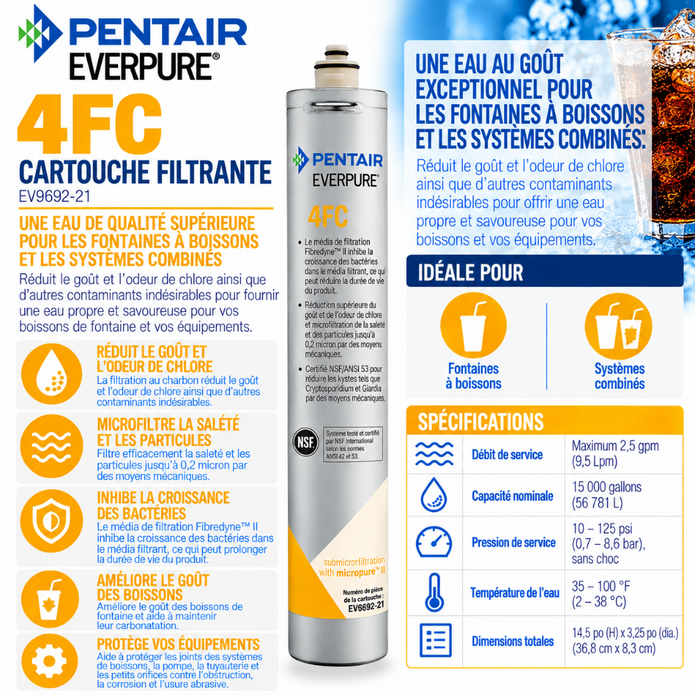 Everpure 4FC Water Filter Cartridge EV969221