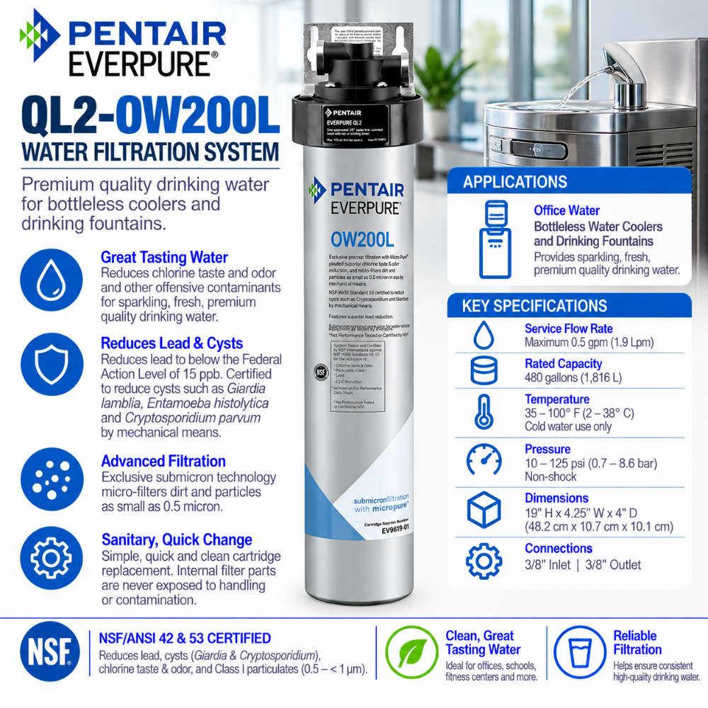 Everpure QL2-OW200L Water Filtration System EV927570