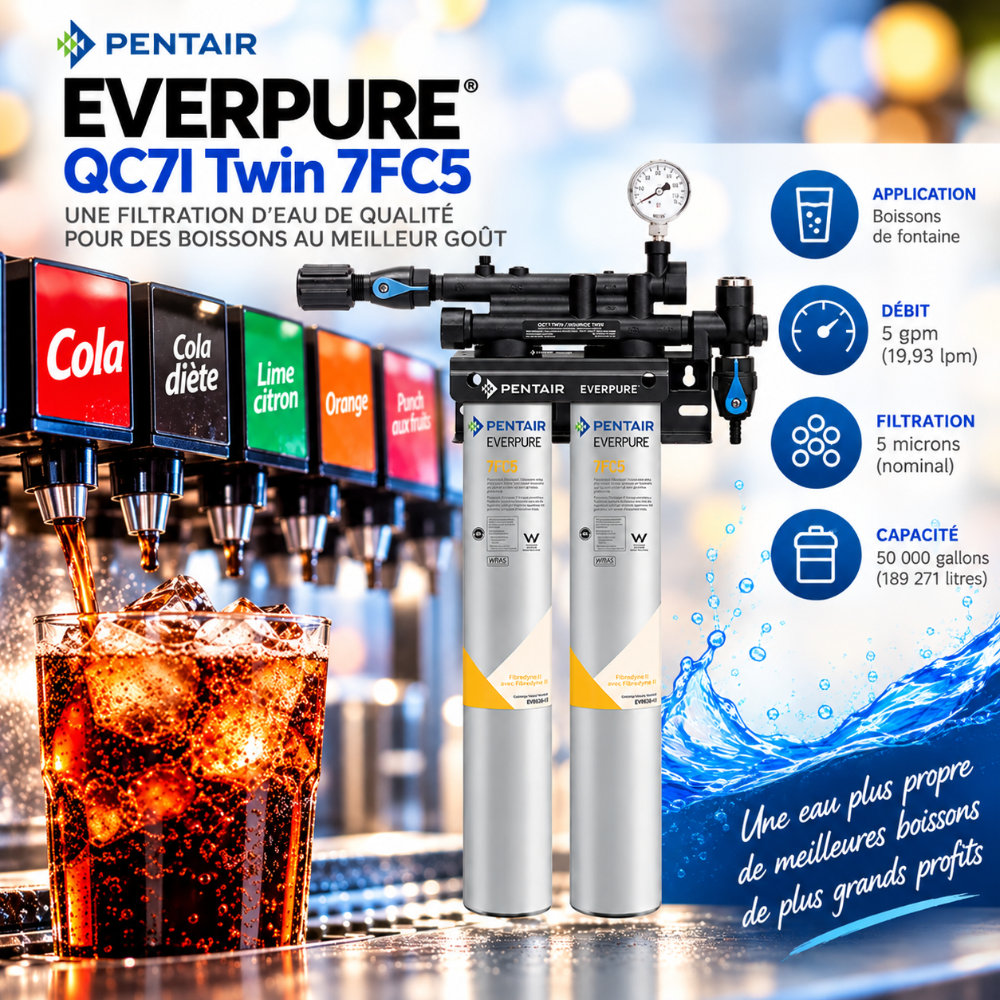 Everpure QC7i Twin 7FC5 Water Filter System EV920232