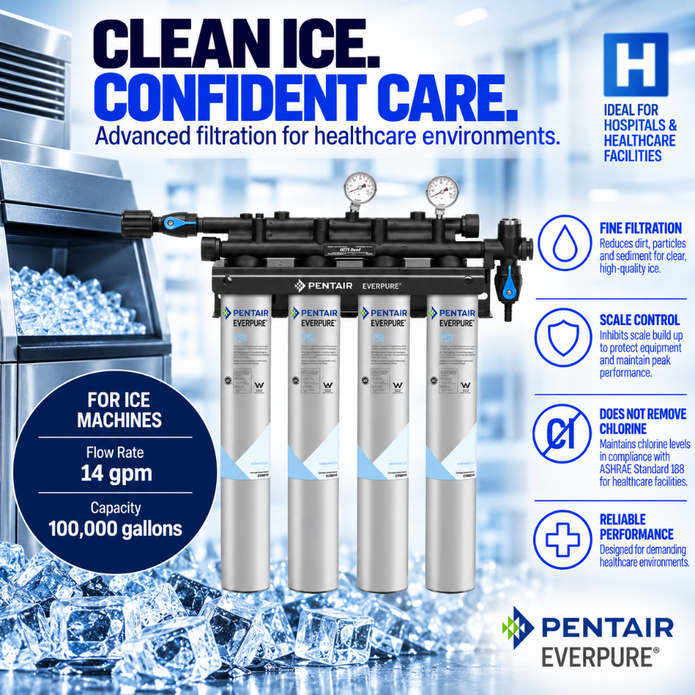 Everpure Insurice Quad 7SI Water Filter System for Ice EV932476, Everpure Insurice Quad 7SI Water Filter | Efilters | Free shipping!,Water Filter System