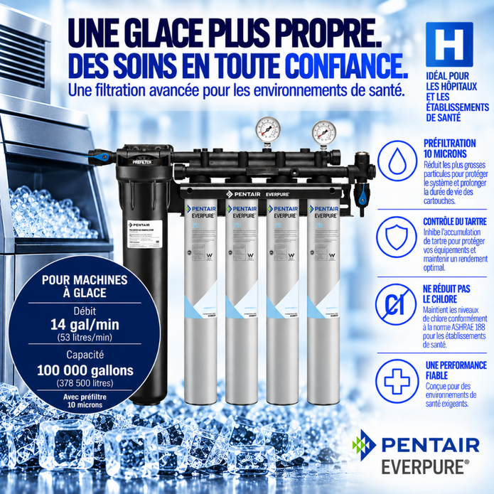 Everpure Insurice Quad PF7SI Water Filter System for Ice EV932477, Everpure Insurice Quad PF-7SI Water Filter | Efilters | Free freight!,Water Filter System