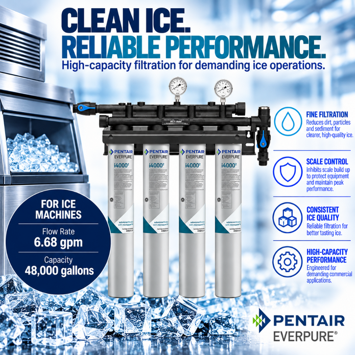 Everpure Insurice Quad 4000(2) Water Filter System for Ice EV932504