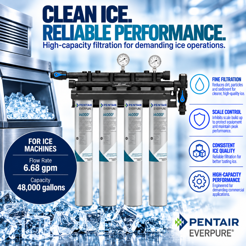 Everpure Insurice Quad 4000(2) Water Filter System for Ice EV932504