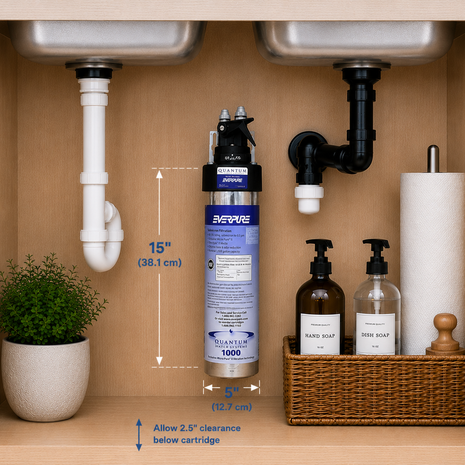 Everpure Quantum 1000 Drinking Water Filtration System Kit #UC1000