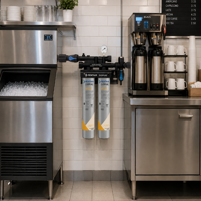 Everpure QC7i Twin 4FCS Water Filter System EV920282, Everpure QC7i Twin 4FCS Filter EV920282 | Efilters | Free Shipping,Water Filter System