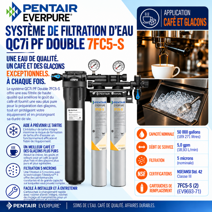 Everpure QC7i-PF Twin 7FC5S Water Filter System EV932862