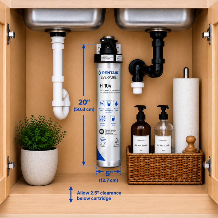 Everpure H104 Drinking Water Filtration System EV926271