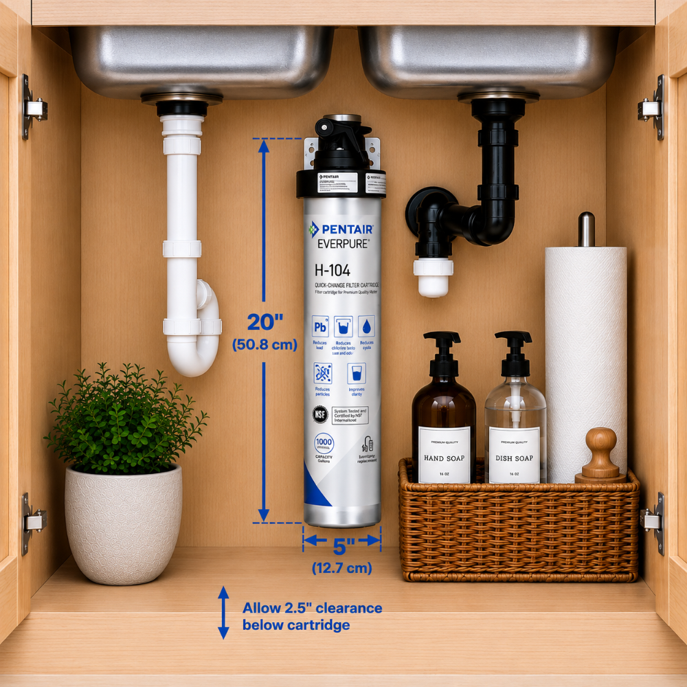 Everpure H104 Drinking Water Filtration System EV926271