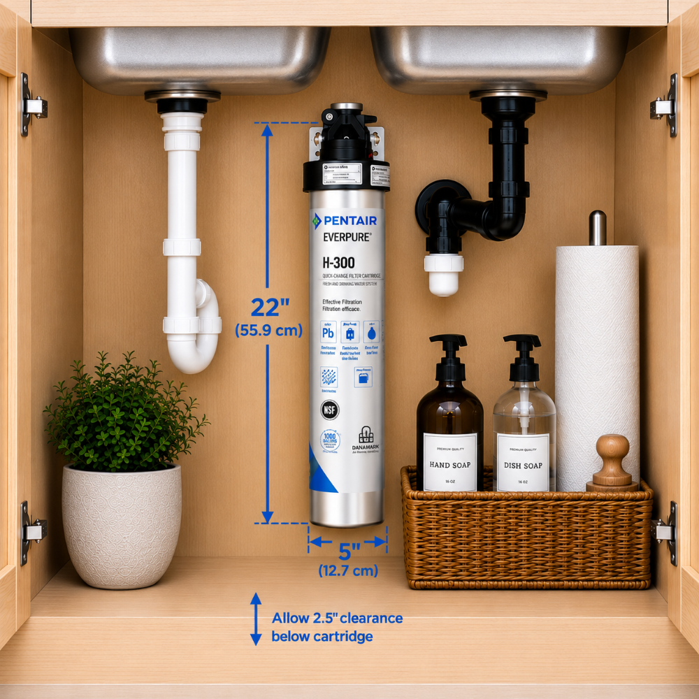 Everpure H300 Drinking Water Filtration System EV927076