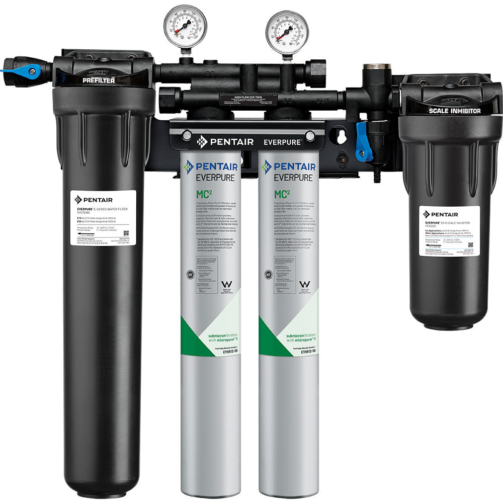 Everpure High Flow Twin CSR Water Filter System EV933042