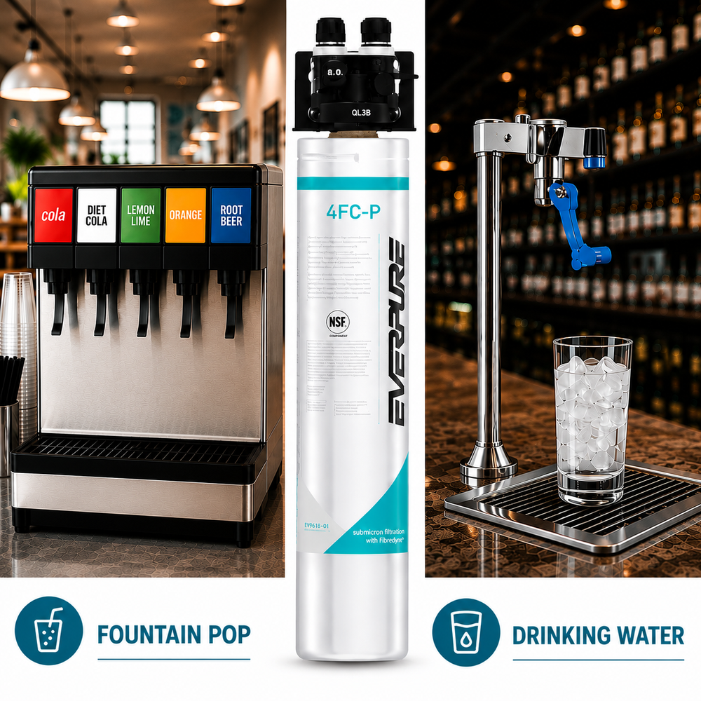 Everpure QL3B-4FCP Water Filtration System EV929820 (Forever Chemicals), Everpure QL3B-4FCP System EV929820 | Forever Chemicals | Efilters ,Water Filter System