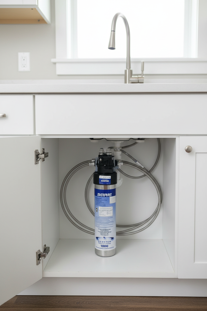 Quantum 1000 – Filter Hero, White Cabinet