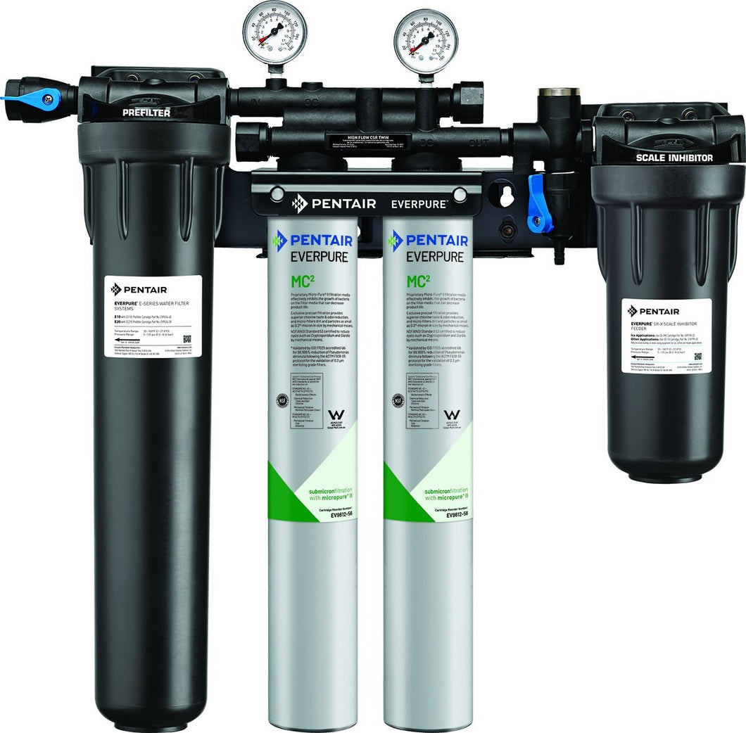Everpure High Flow Twin CSR Water Filter System EV9330-42 - Efilters.ca
