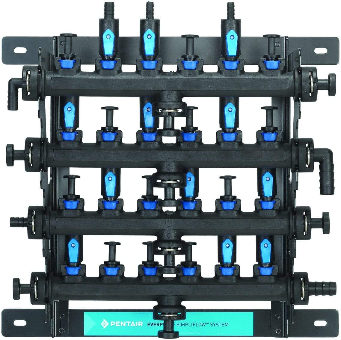 Everpure SimpliFlow Quad Standard Manifold EV9964-00 - Efilters.ca