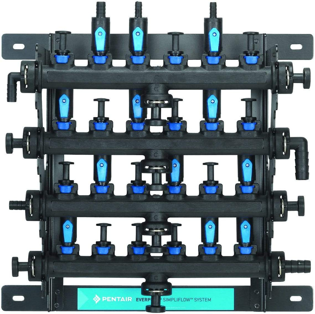 Everpure SimpliFlow Quad Standard Manifold EV9964-00 - Efilters.ca