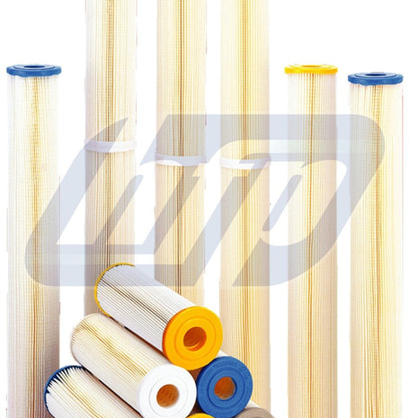 Harmsco 801-20 Premium Polyester Cartridge - 9 3/4" - (24 pack) - Efilters.ca